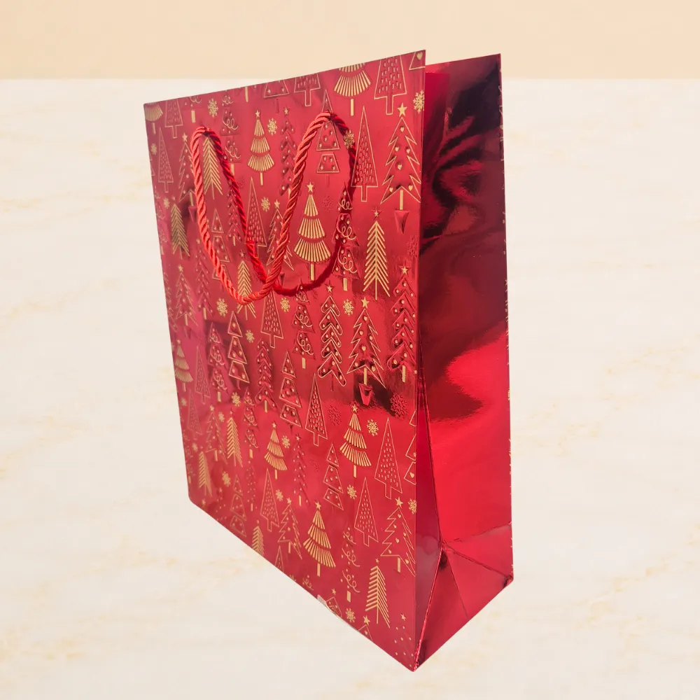 Bolsa Metalizada Navideña